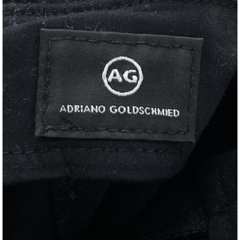 AG Adriano Goldschmied Mini Skirt Womens 24 Black Adaline A-Line Coated USA Made - Picture 6 of 11